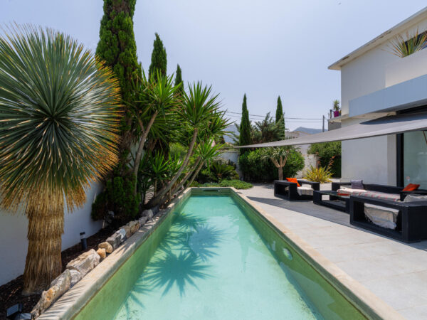 Villa contemporaine vue mer Pointe Rouge