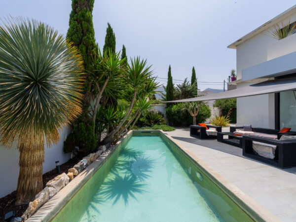 Villa contemporaine vue mer Pointe Rouge