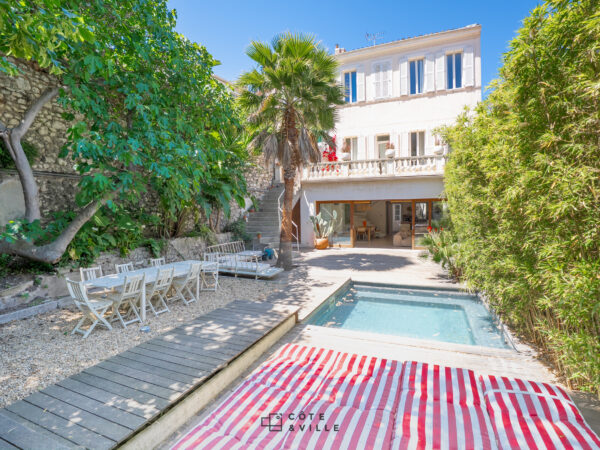 Maison de Maître avec jardin et piscine, Endoume