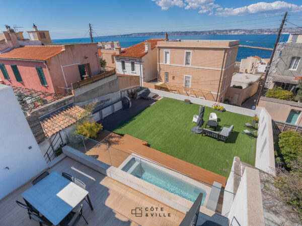 Exclusivité - Maison Endoume, vue mer